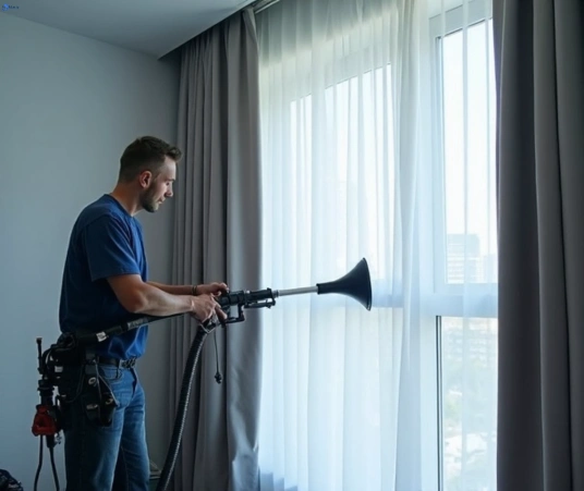 Professional drapes cleaning process tools Matty Curtain Cleaning drysdale-vic